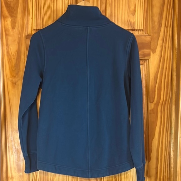 Athleta Teal Fleece Sweatshirt - Picture 6 of 7